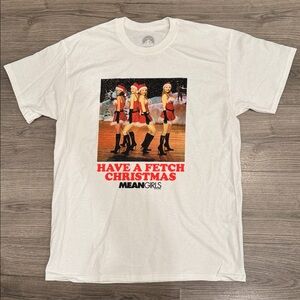 Mean Girls The Movie Christmas Is So Fetch Tee Shirt Men’s Size Small